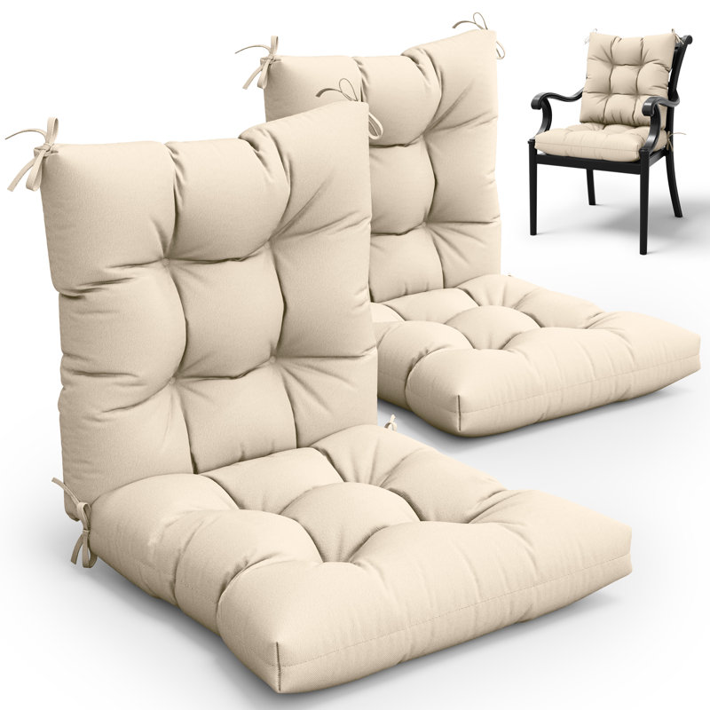 Indoor And Outdoor 5"  Seat/Backcushion, Cream