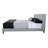 King Upholstered Bed With 2 Nightstands