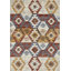 Tapis d'intérieur multicolore en polypropylène tissé à la main Raashi-568180066