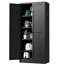 Armoire en métal avec 4 tablettes