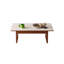 Table basse en fritté avec 2 tiroirs