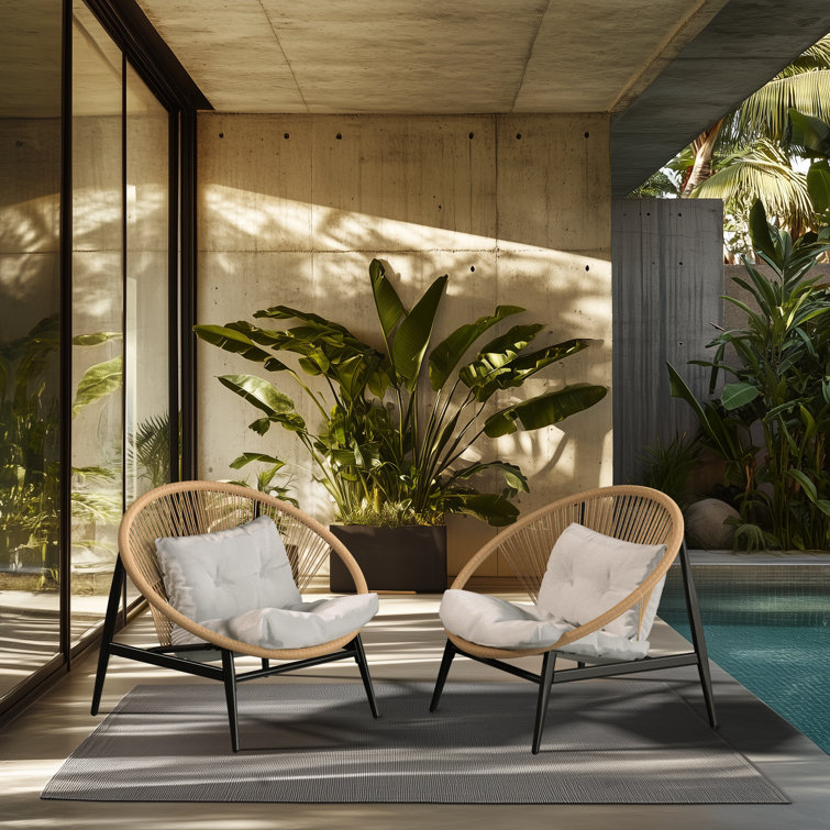 Blair Outdoor Lounge Chair with Cushion