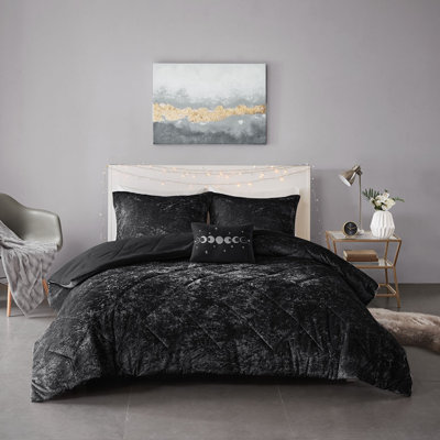 Ensembles de literie en velours de luxe, polyester hypoallergénique, confort de chambre moderne