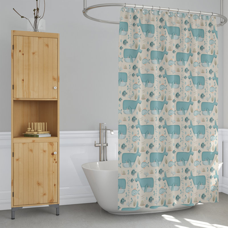 Rideau de douche simple, H 72 po x l 70 po