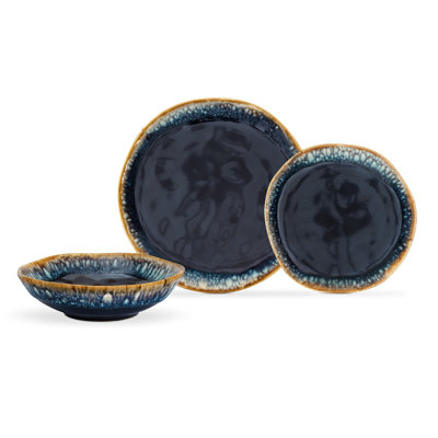 Ashwaq 18 Piece Ceramic Dinnerware Set - Service for 6