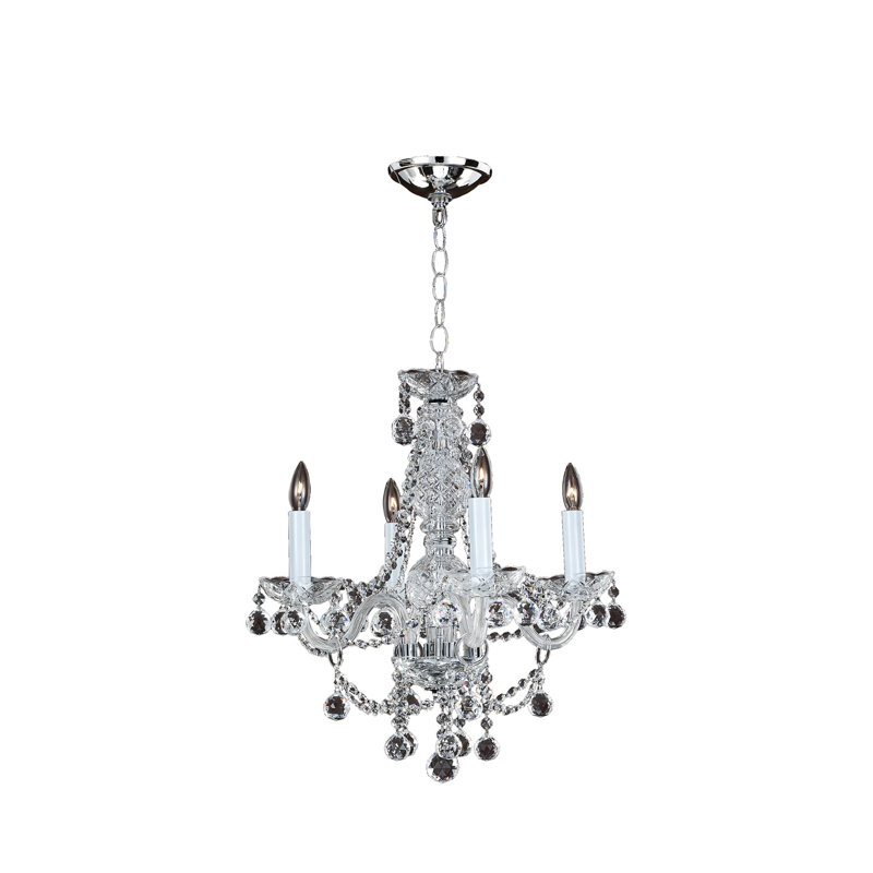 Style bougie classique/traditionnel 4 lumières lustre