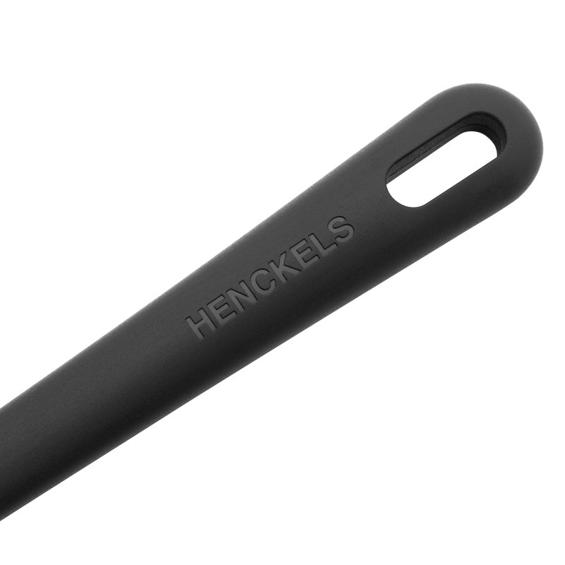 Black Silicone Heat-Resistant Skimming Ladle with Hanging Loop