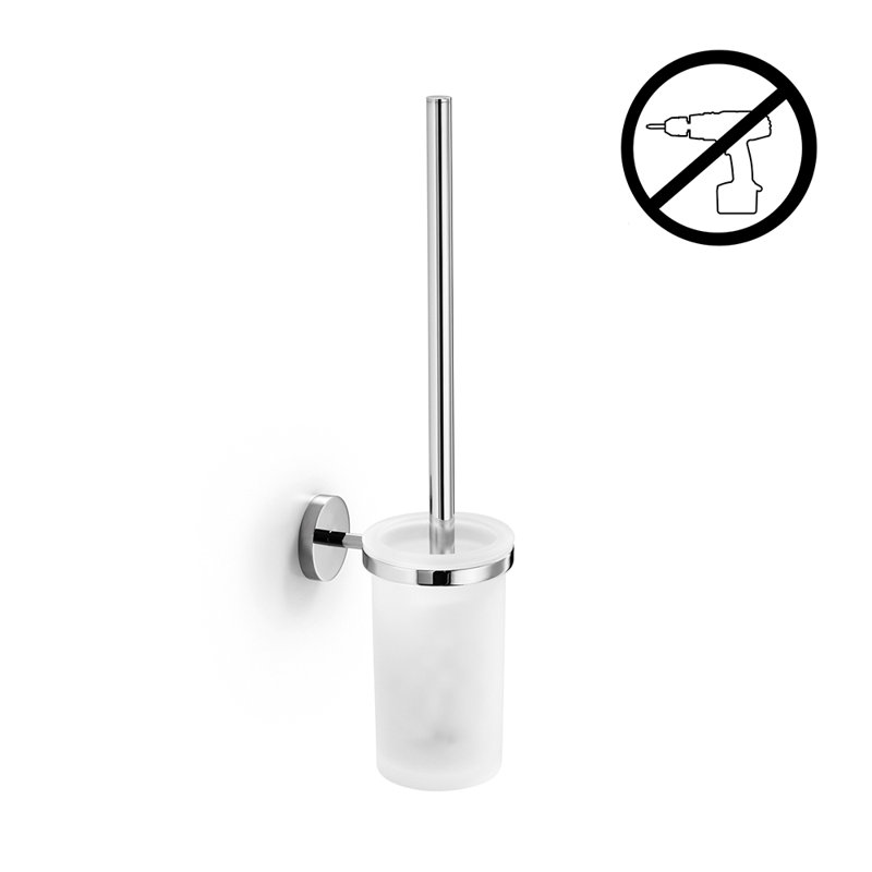 Duemila 15.6in. H Wall Mounted Toilet Brush and Holder