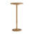 Meraux Antique Brass Adjustable Height Accent Table