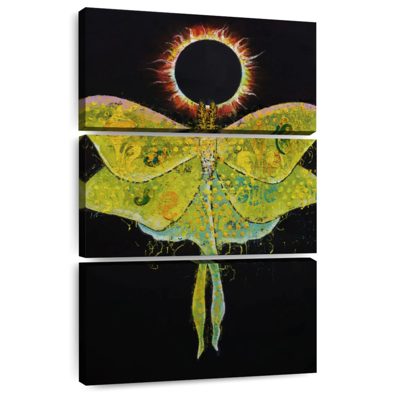 Brampt Luna Moth Eclipse, 32" H x 20" W