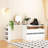 Ballal 4 Drawer Convertible Vanity Table with Side Shelves-1472811191