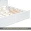 Lit plateforme très grand en bois avec tête de lit multi-rangement, USB et tiroirs-1920784377