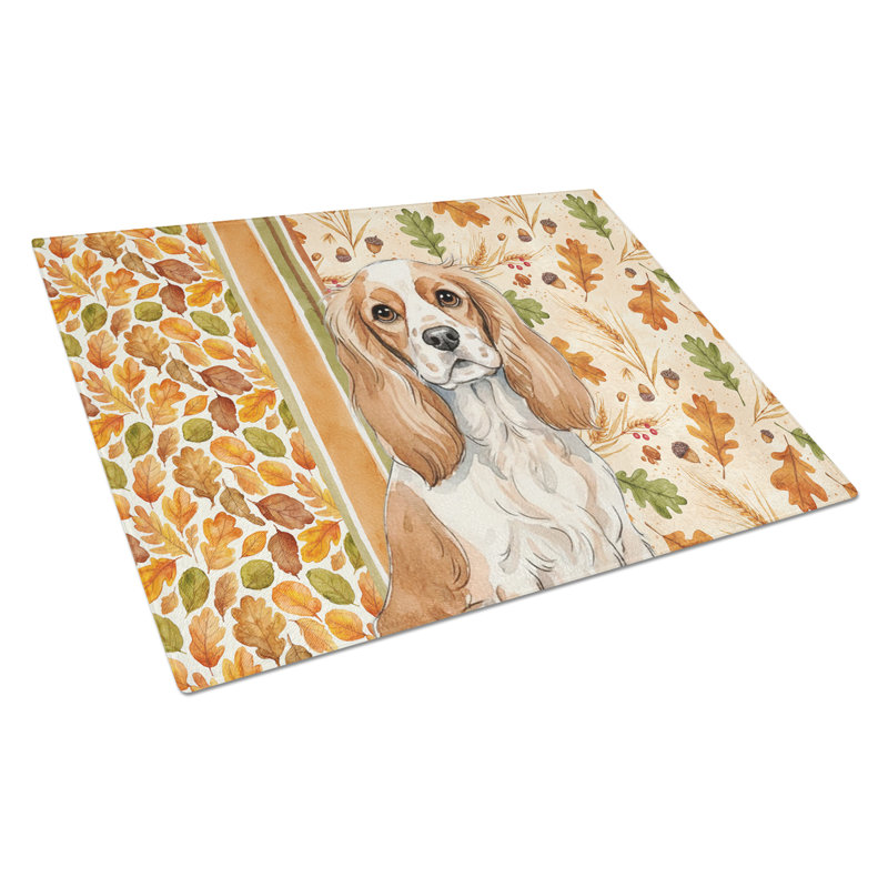 Planche à découper en verre Blenheim Cavalier Spaniel Heirloom