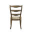 Ensemble de chaises d'appoint Parfield en tissu brun clair et finition chêne vieilli (ensemble de 2)
