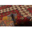 Tapisserie rouge Amyri 6 pi 3 po x 11 pi 2 po Kilim