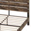 Base de lit plateforme minimaliste avec système d'organisation sous le lit à grande capacité