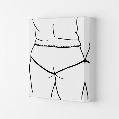 Curvy Female Back 2 by Planeta444 - Print