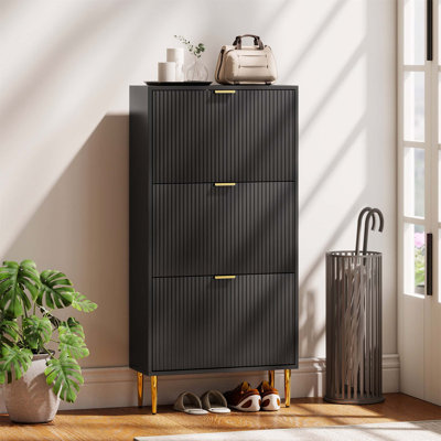 Flip Down Shoe Storage