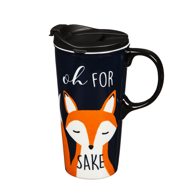 17 oz. Tasse à café de voyage en céramique