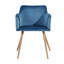 Sofiya 47cm H Velvet Upholstered Armchair-569084837-569084836