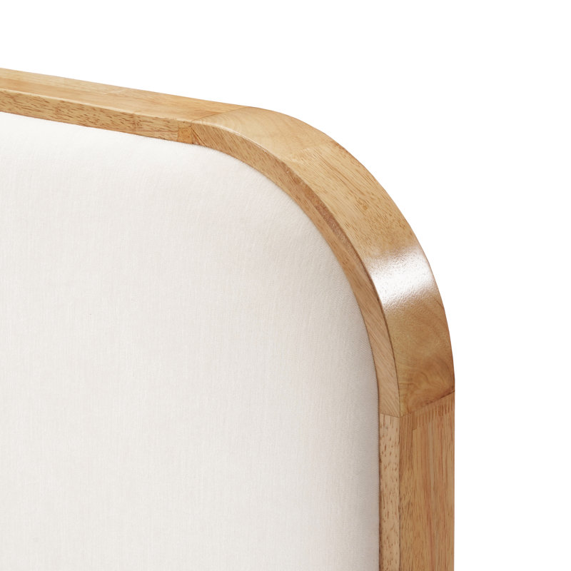 Arula Upholstered Solid Wood Queen Bed