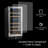 Trifecte Dual Zone 14.96 " Built-In and Freestanding 31 Bottle Wine Refrigerator