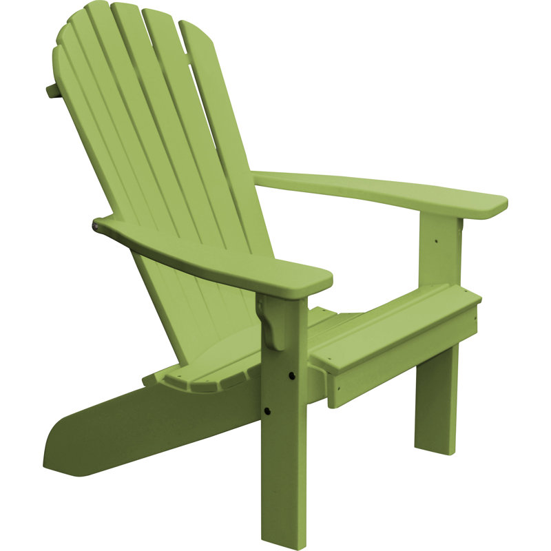 Addilyn Outdoor Adirondack Chair, Tropical Lime