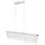 1 - Light Chrome LED Kitchen Island Pendant