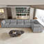 Upholstered L-Shaped Sectional-1595292045