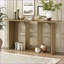 Table basse moderne en placage de frêne courbé avec tablette inférieure pour le salon d'entrée, facile à assembler-1450014853