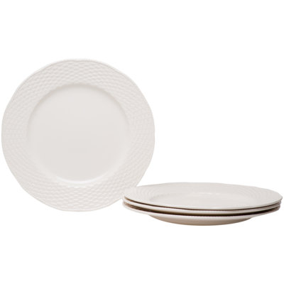 Red Vanilla Nantucket White 11.3" Dinner Plate