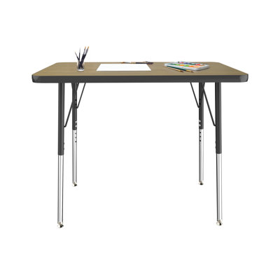 Rectangle T-Mold Adjustable Height Activity Table