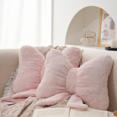 Coussin décoratif rose 2Pack