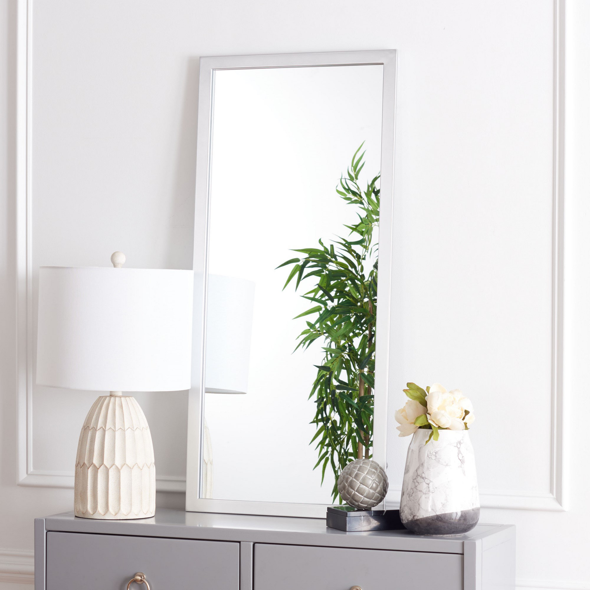 Everly Quinn Meijer Rectangle Metal Wall Mirror Wayfair