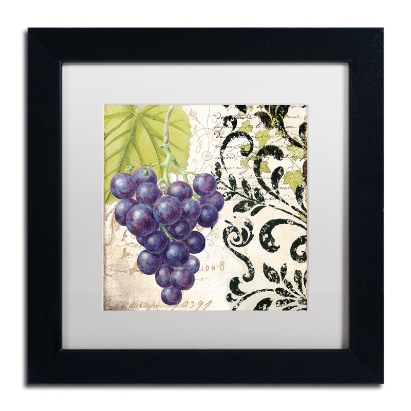 Jadaya «Les Fruits Jardin II», impression encadrée, H 11 po x l 14 po x P 0,5 po, Blanc