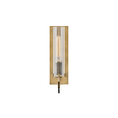 Cala Single Light Glass Dimmable Armed Sconce