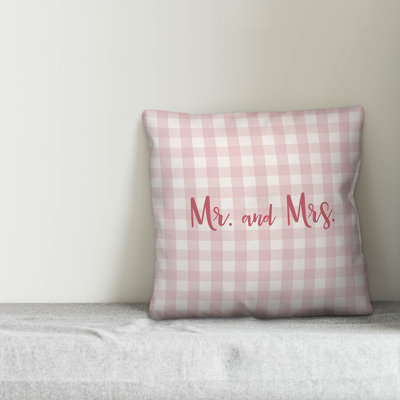 Plaid Throw Pillow