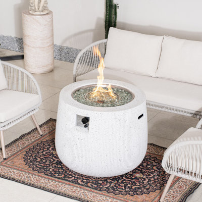 Table de foyer d'extérieur au propane H 23,9 "x l 30,8" Gretta