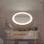 Miroir de bureau rond à intensité variable avec pivotement à 360 ° Jimya-1022803077