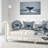 Large Humpback Whale Tail - Animal Printed Throw Pillow