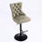 Pu Leather With Adjustable Height, Comfortable Back For Home Pub Kitchen Island  Olive , 2 Chairs-1601769633
