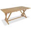 Frison Teak Solid Wood Dining Set