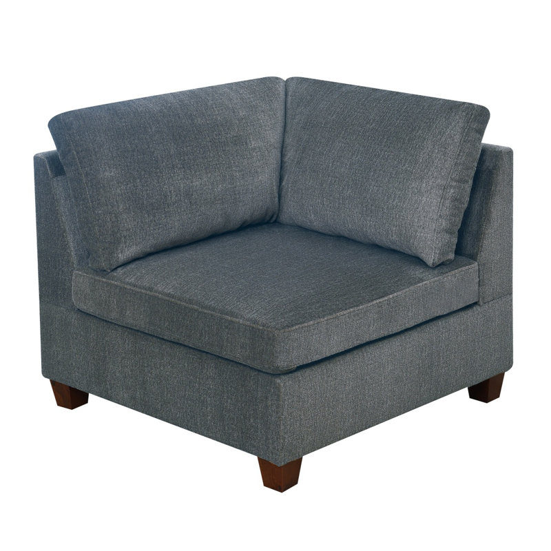 Canapé de coin moderne modulaire 1pc, Gris