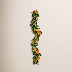 Eva 55" Faux Natural Touch Magnolia Leaf Garland
