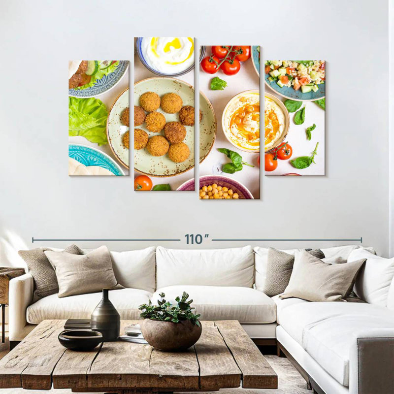 Yarlin Middle Eastern Dishes, 54" H x 84" W