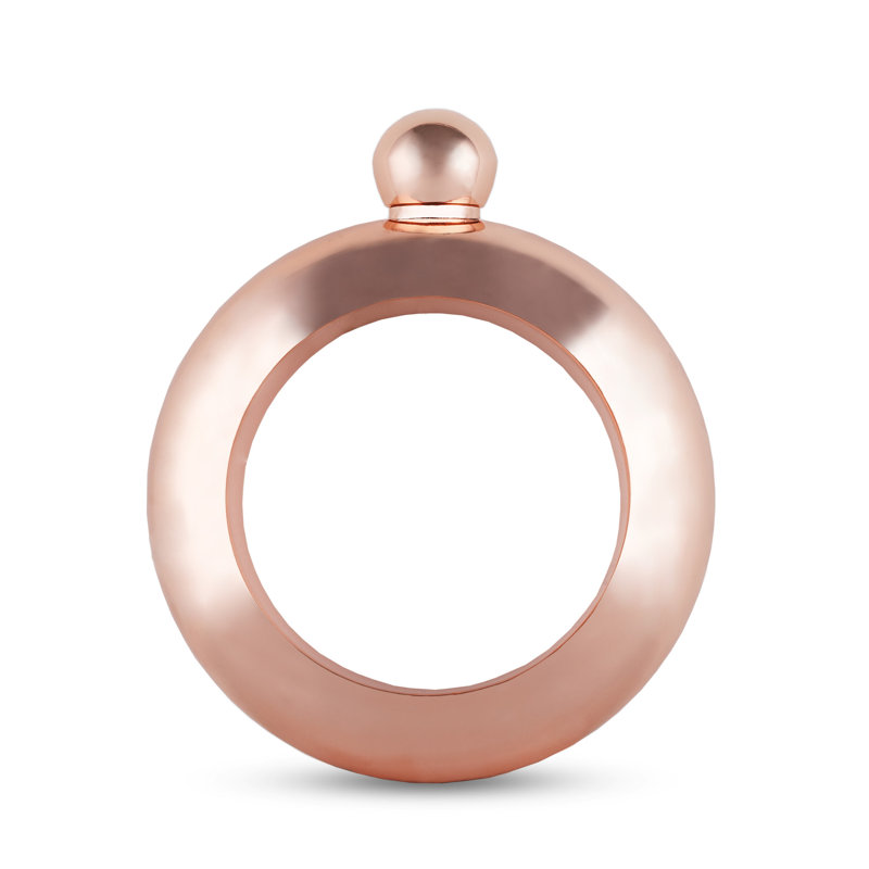 Stainless Steel Flask, Rose Gold
