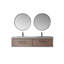 Ensemble de meuble-lavabo double 72 "avec miroir-2022260376-2022260377