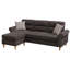 Reversible Sectional Set With 2 Accent Pillows In Tan, For Versatile And Stylish Living Room Arrangements-945616445