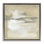 "Neutral Reflections", peinture abstraite encadrée sur toile flottante, design par June Erica Vess