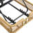 Kellan Adjustable Back Pool Chaise Lounge, Woven Rope & Iron Frame with Thick Cushion, Outdoor Patio Lounger for Poolside, Beach, Backyard-1961080162-1950100304